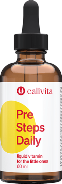Pre Steps Daily (60 ml) sono gocce multivitaminiche contenenti vitamine, pensate per neonati e bambini piccoli. Dal gusto gradevole e aroma naturale di arancia.